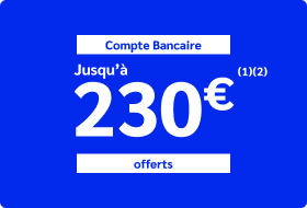 Jusqu'à 230€ offerts
