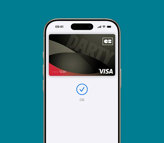 Apple Pay carte Darty sur iPhone et Apple Watch