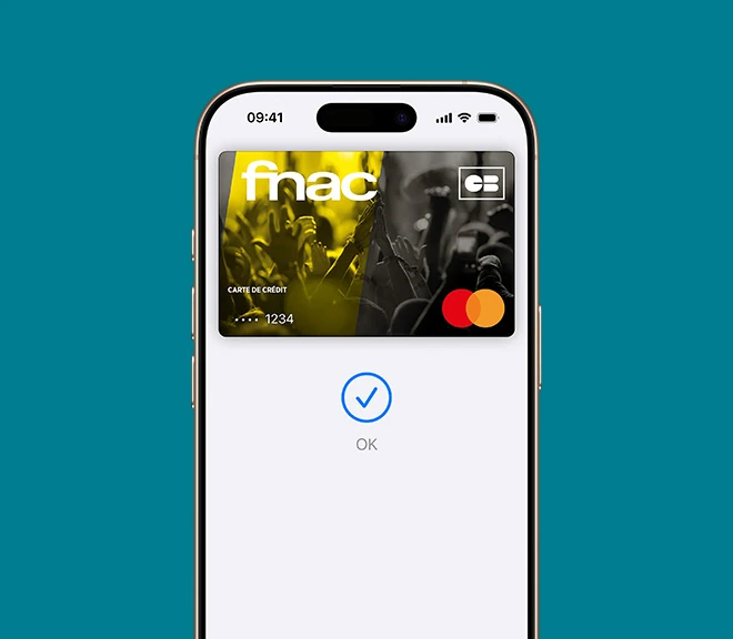 Apple Pay carte Fnac sur iPhone et Apple Watch