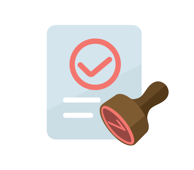 tampon de validation