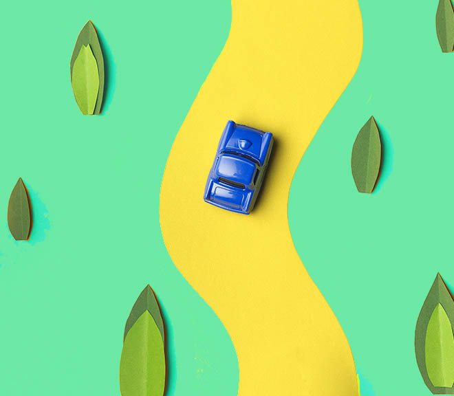 voiture sur la route